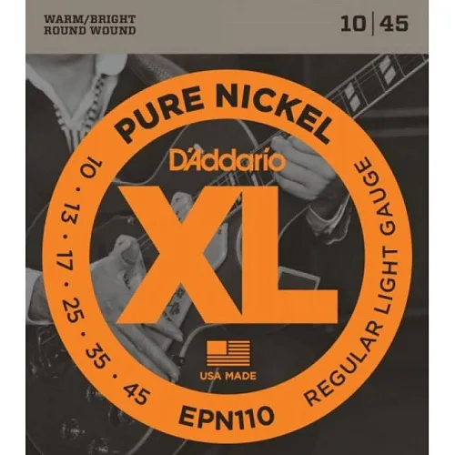 D'Addario EPN110 (10-45) Комплект струн для электрогитары.