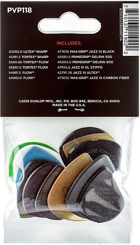 Dunlop PVP118 Shred Набор медиаторов.